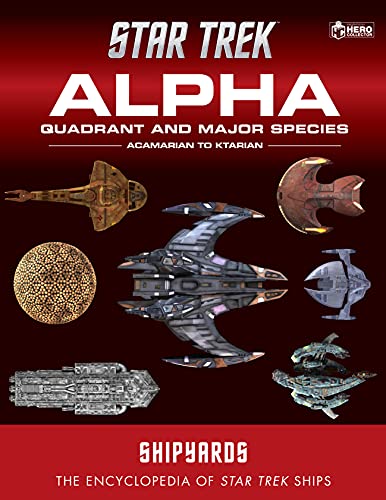 Book cover: Star Trek Alpha Quadrant and Major Species - Vol. 1 Acamarian to Ktarian