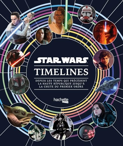 Book cover: Star Wars Timelines - Depuis les temps qui précèdent la Haute République jusqu'à la chute du Premier Ordre