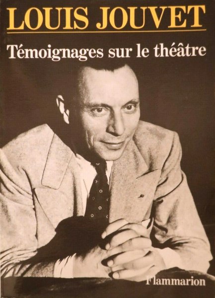 Book cover: Témoignages sur le théâtre