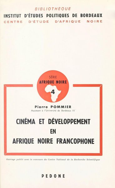 Couverture du livre : Cinéma et développement en Afrique Noire francophone