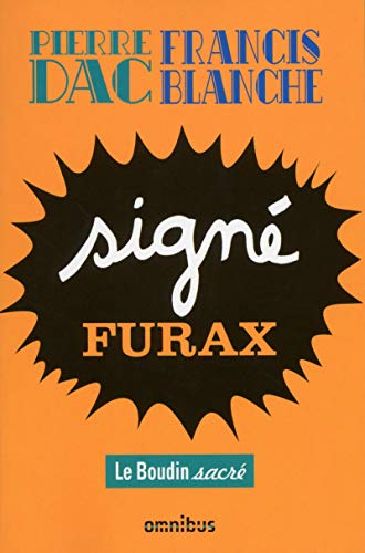 Book cover: Le Boudin sacré - Signé Furax