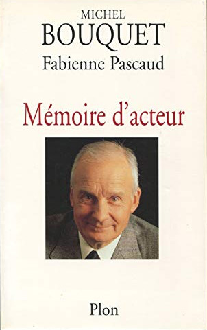 Book cover: Mémoire d'acteur