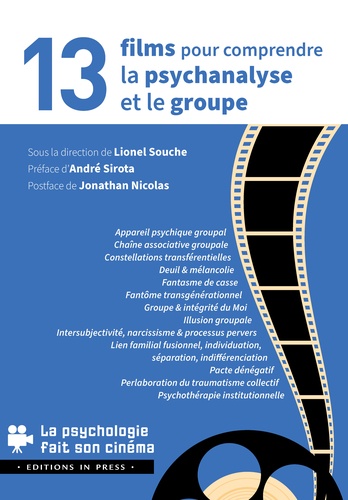 Book cover: 13 films pour comprendre la psychanalyse et le groupe