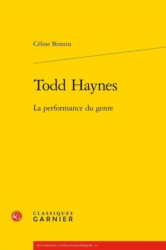 Couverture du livre : Todd Haynes - La performance du genre