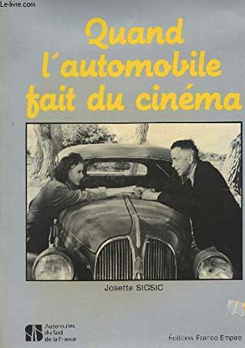 Couverture du livre : Quand l'automobile fait du cinéma