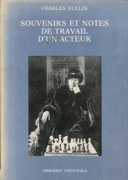 Book cover: Souvenirs et notes de travail d'un acteur