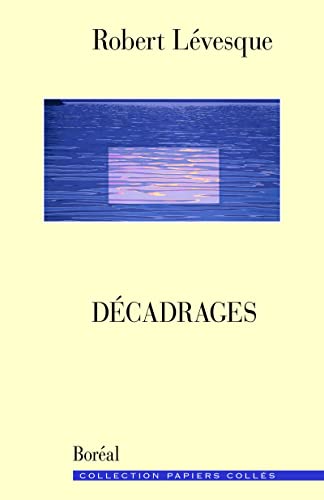 Book cover: Décadrages