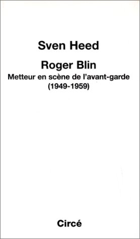 Book cover: Roger Blin