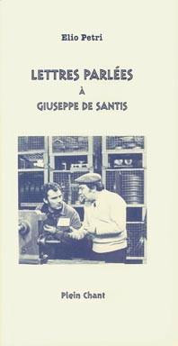 Book cover: Lettres parlées à Giuseppe de Santis