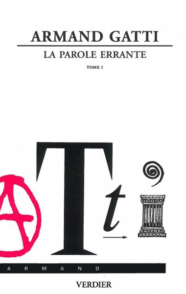 Book cover: La Parole errante