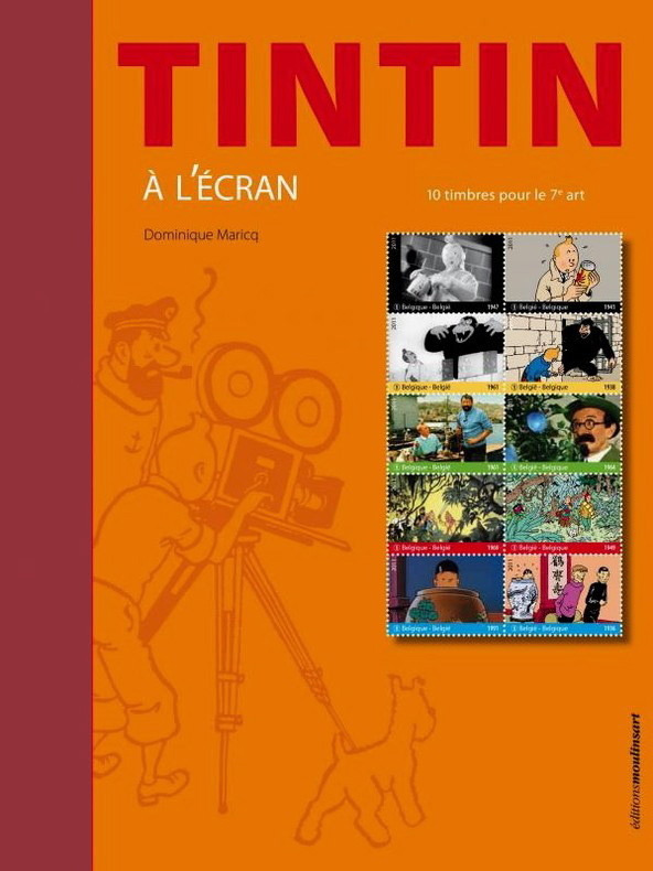 Couverture du livre : Tintin à l'écran