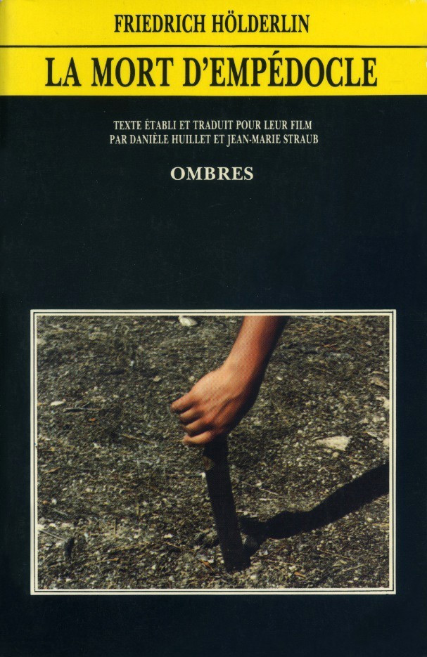 Book cover: La Mort d'Empédocle