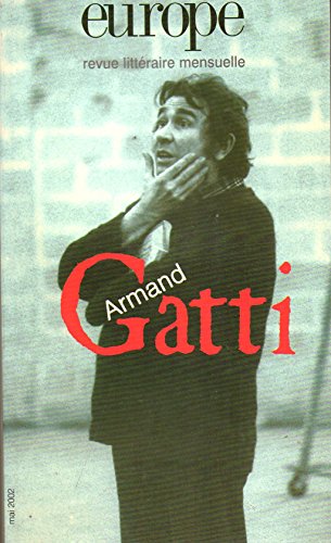 Book cover: Armand Gatti