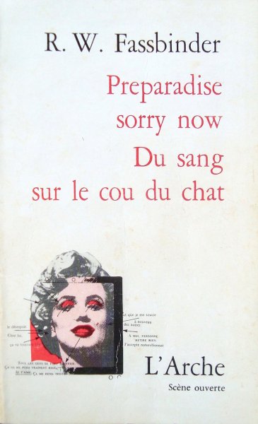 Book cover: Preparadise sorry now, Du sang sur le cou du chat