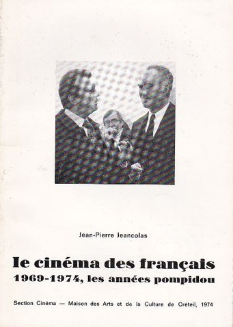 Book cover: Le Cinéma des français - 1969-1974, les années Pompidou