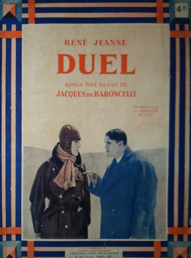 Book cover: Duel - roman tiré du film de Jacques de Baroncelli