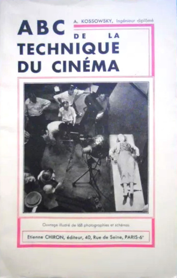 Book cover: A B C de la technique du cinéma