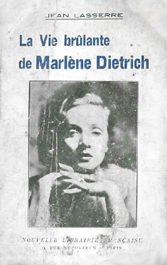 Book cover: La Vie brûlante de Marlène Dietrich