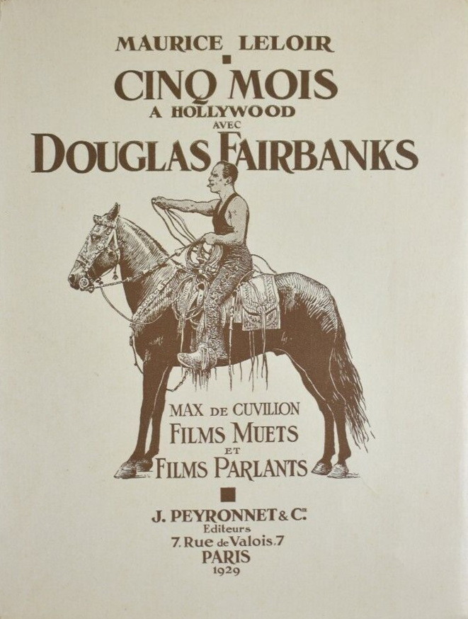 Book cover: Cinq mois à Hollywood avec Douglas Fairbanks