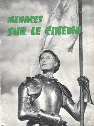 Book cover: Menaces sur le cinéma