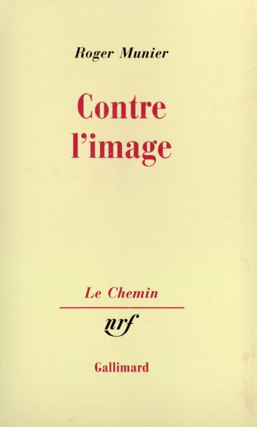 Book cover: Contre l'image