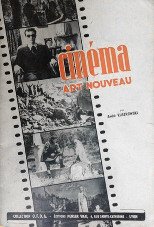 Book cover: Cinéma, art nouveau