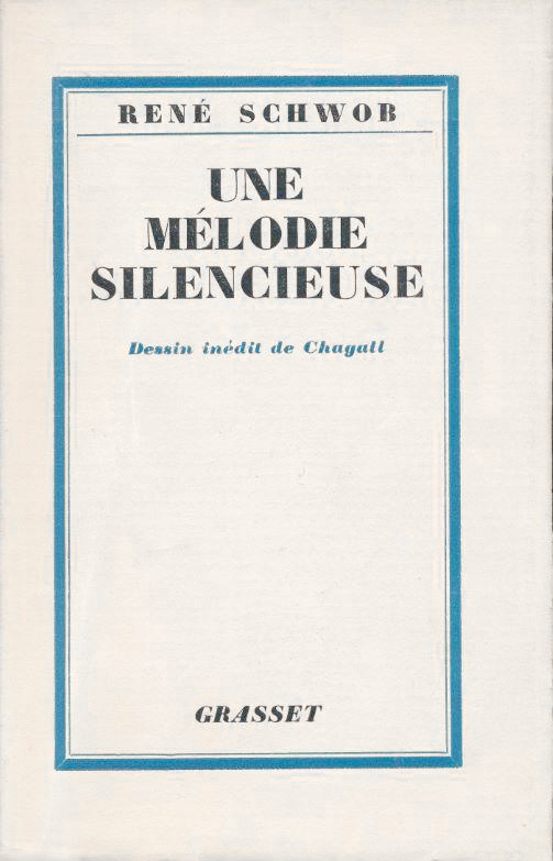 Book cover: Une mélodie silencieuse