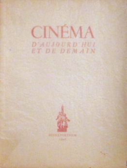 Book cover: Cinéma d'aujourd'hui et de demain