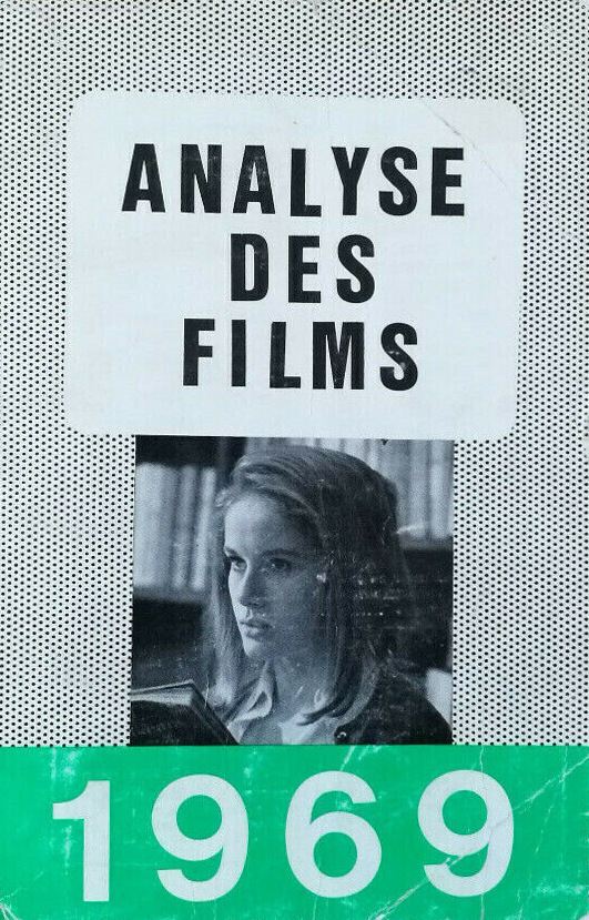 Book cover: Analyse des films 1969 - saison 1968