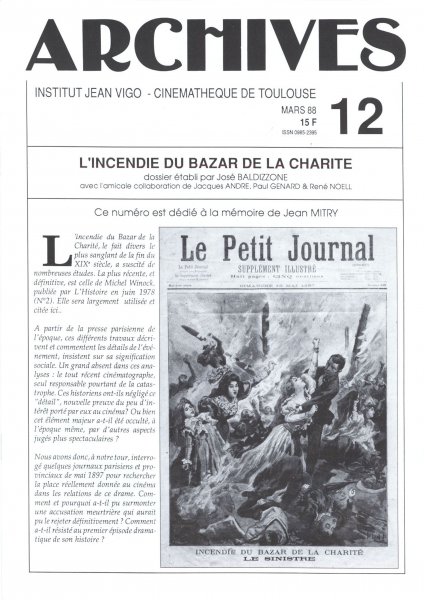 Book cover: L'incendie du bazar de la charité