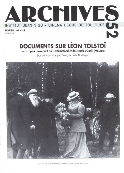 Book cover: Documents sur Léon Tolstoï