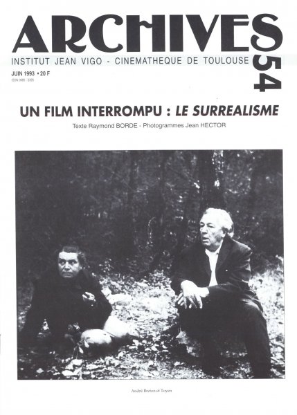 Couverture du livre: Un film interrompu - le surréalisme