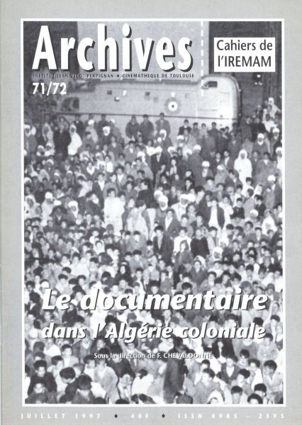 Couverture du livre: Le documentaire dans l'Algérie coloniale