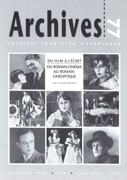 Book cover: Du film à l'écrit dans les années 20 - Du roman-cinéma au roman-cinéoptique