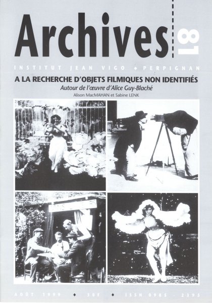 Couverture du livre : A la recherche d'objets filmiques non identifiés - Autour de l'œuvre d'Alice Guy Blaché