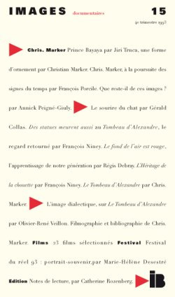 Book cover: Chris Marker