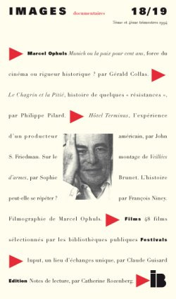 Book cover: Marcel Ophüls