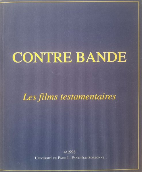 Book cover: Les Films testamentaires