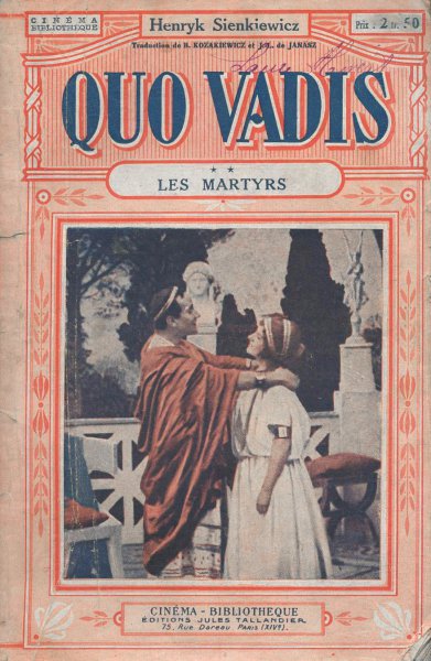 Book cover: Quo Vadis - T.2, Les Martyrs