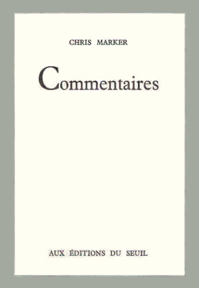 Book cover: Commentaires