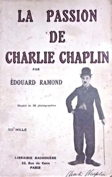 Book cover: La Passion de Charlie Chaplin