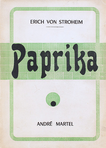 Book cover: Paprika