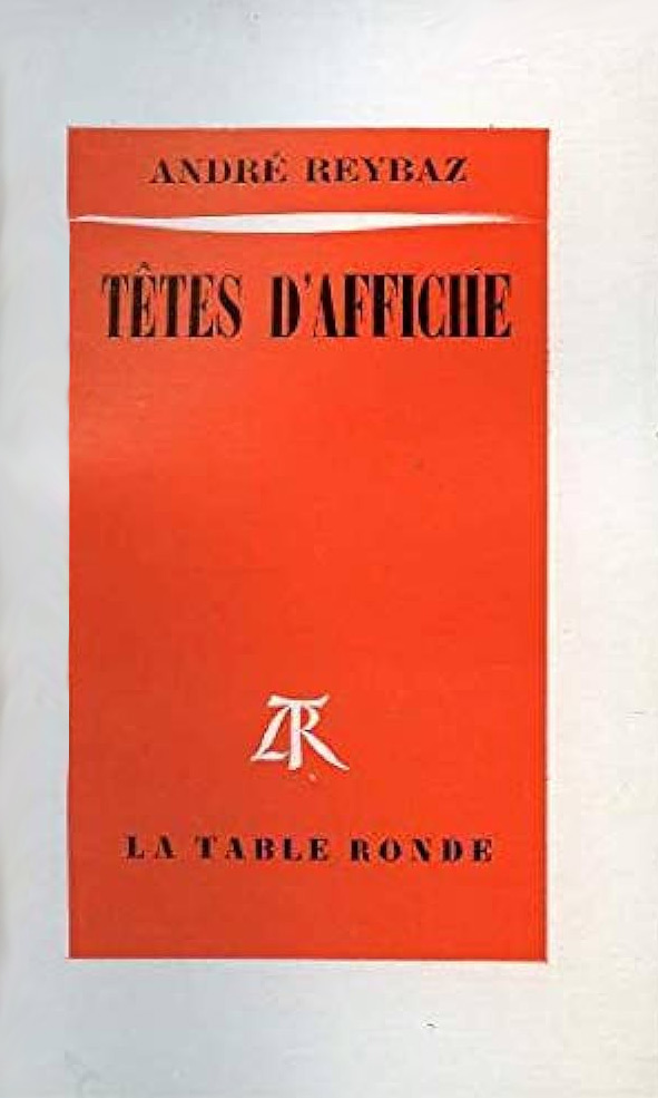 Book cover: Têtes d'affiches