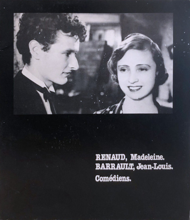 Book cover: Renaud, Madeleine - Barrault, Jean-Louis - comédiens