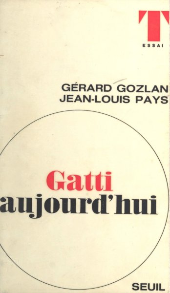 Book cover: Gatti aujourd'hui