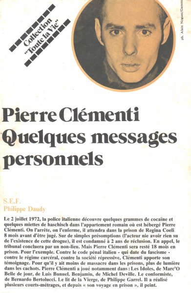 Book cover: Quelques messages personnels