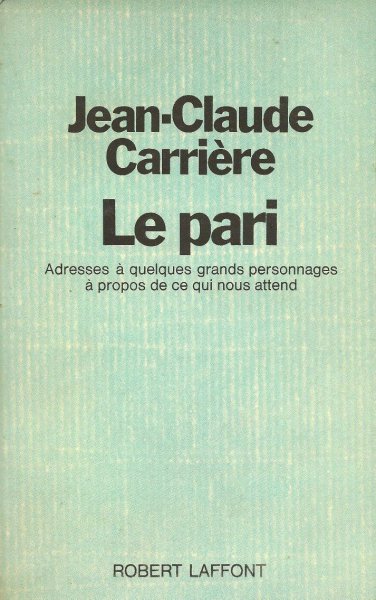 Couverture du livre : Le Pari