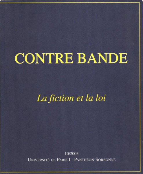 Couverture du livre : La Fiction et la loi