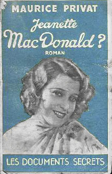 Book cover: Jeanette MacDonald?