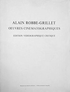 Couverture du livre Œuvres cinématographiques par Alain Robbe-Grillet